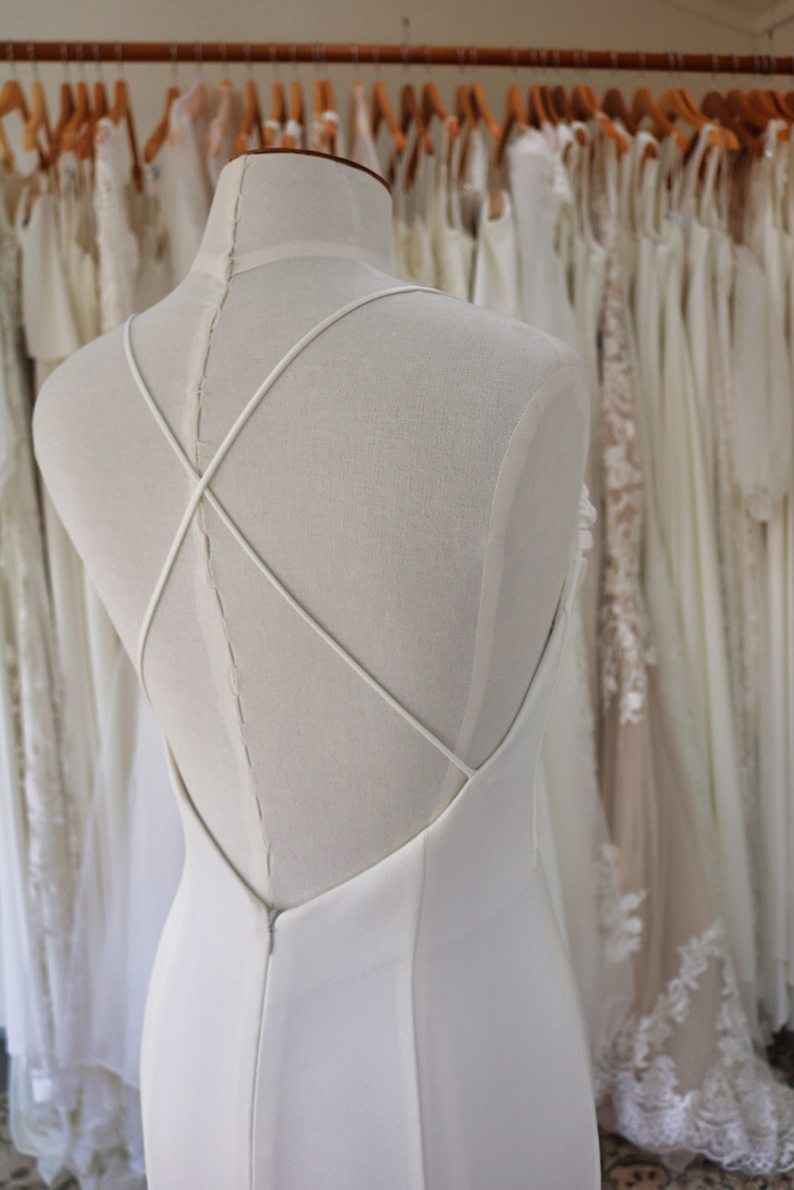 Strappy Cowl Neck Low Back