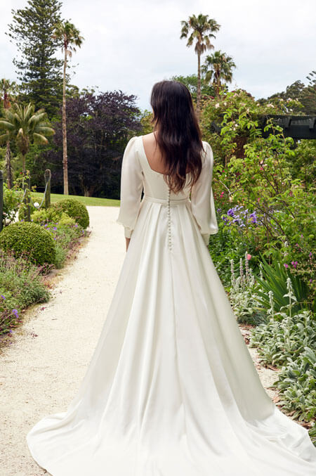 dramatic-silk-wedding-dress
