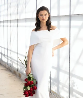 #modernweddingdress #simpleweddingdress #nzbridal #annaschimmel