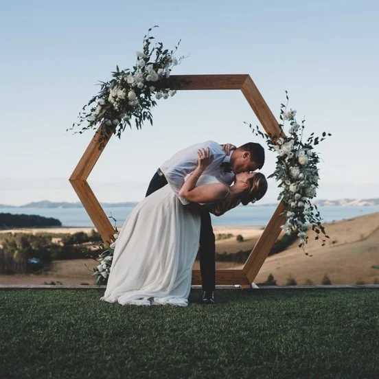 Alex married in a light ivory crepe wedding dress, with shoe-string straps and floaty chiffon overlay.

@williamsphotography_nz 
#annaschimmel
#nzbridal
#nzwedding
#realbride